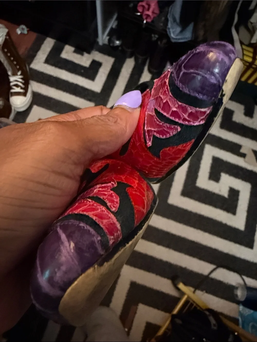Vintage J. Renee Abstract flats size 9
